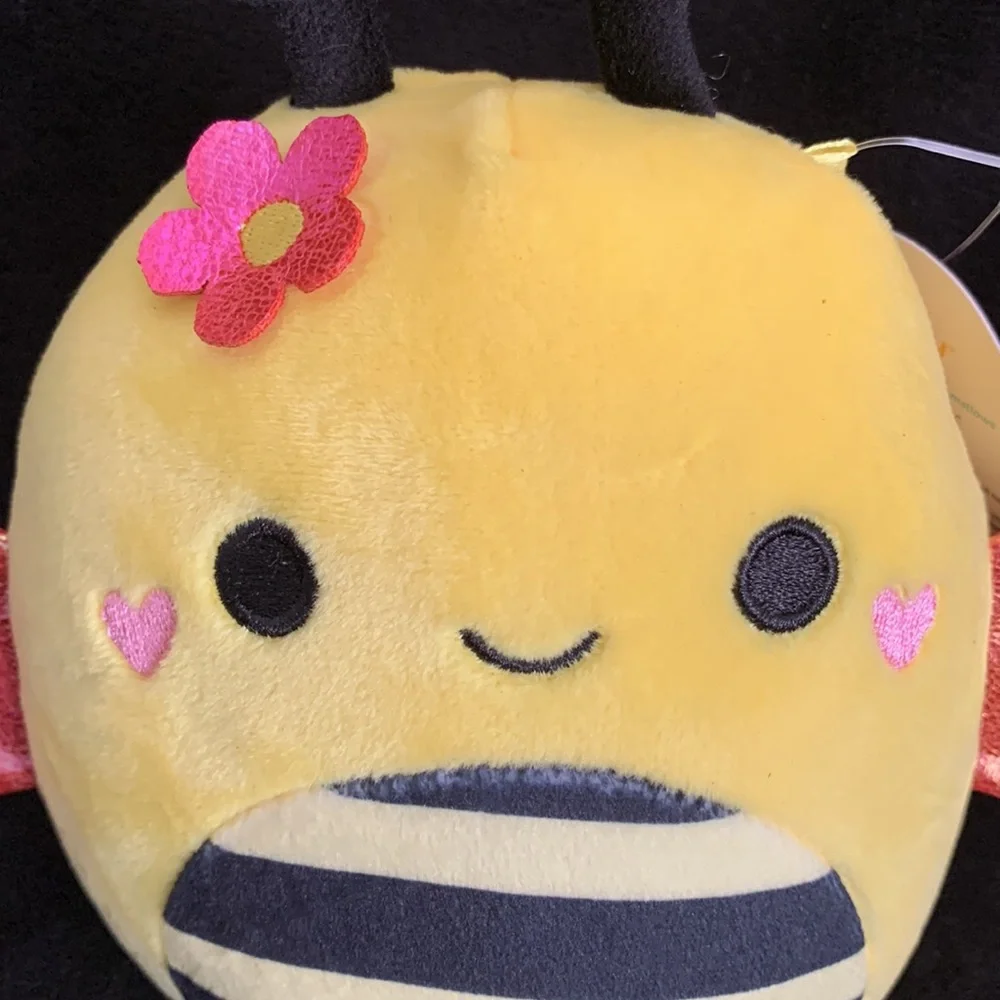Squishmallows Sunny the Bee NWT 6” with Flower NWT - Picture 2 of 10